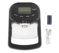 Hand Grip Strength Trainer High Accuracy Digital LCD Display 396lbs Electronic Hand Dynamometer for Sport Training (Black)