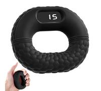Hand Grip Strength Training Ring, Silicone Finger Strengthening Trainer | Hand Trainer with Integrated Counter | For Seniors, Athletes, Boxers, Climbers, Musicians and Men