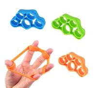 Hand Grip Strengthener(3 Pack), Forearm Exerciser Hand Strengthener Finger Extensor Bands for Muscle Training Sports, Stress Relief, Increase Strength, Rock Climbing and Injury Recovery,flexbar