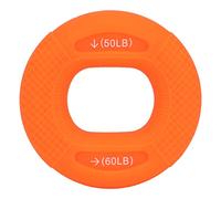 Hand Grip Strengthener 50 to 60lb Silicone Double Strength Relieve Stress Hand Grip Strengthener Orange Grip Strength Training Ring Finger Exercise Ring for Men Women Home Travel