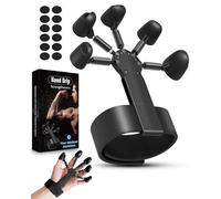 Hand Grip Strengthener, FERNIDA Finger Strengthener Forearm Strengthener with Stainless Steel Stretch Spring & Resistance Levels, Plastic Grip Trainer for Muscle Building