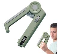 Hand Grip Strengthener - Forearm Exerciser | Dynamometer Electronic Muscle Finger Arm Strength Trainer Adjustable Resistance Grip Trainer for Musicians Athletes Fitness Workout