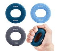 Hand Grip Strengthener, Grip Strength Trainer, Fingers Exerciser - Silicone Rings for Muscle Training Sports Rock Climbing Finger Rehabilitation Training,Hand & Wrist Muscles Trainer Stress Relief,5