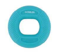 Hand Grip Strengthener Ring Silicone Hand Strength Trainer Squeezer Ring for Finger Forearm Exercise Muscle Training Premium Durable Portable Gym Fitness Rehabilitation Therapy (Pinkish 30 to 40LB)