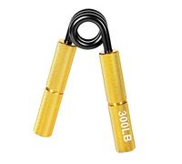 Hand Grip Strengthener Set, Adjustable Resistance 10-100kg, Finger Stretcher & Forearm Exerciser for Guitarists, Athletes, Men & Women, Manual Grip Strength Trainer- Aureate 300lb 4inchx3.5inch