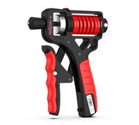 Hand Grip Strengthener with Mechanical Counter Adjustable Resistance 11LBS-265LBS Double Spring Hand Gripper No Slip Heavy-Duty Hand Grip Strengthener,Wrist & Forearm Hand Exerciser [Red]