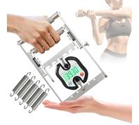 Hand Grip Trainer, Stainless Steel Grip Strength Trainer with 5 Adjustable High-Performance Springs, Non-Slip Grip for Rapid Wrist Strength Building
