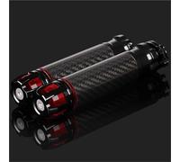 Hand Grips For CBR600RR F2/F3/F4/F4I/F5 NSR250 CB CBR CBX CRF NC Goldwing All Year 7/8" 22mm Carbon Fibre Handle Bar Grips(Red 1)