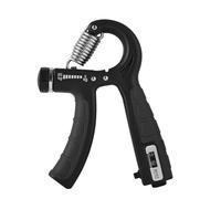 Hand Grips Strengthener, Adjustable 5-60kg Forearm Strengthener with Counter, Hand Grippe, Finger Stretcher, Non-Slip for Muscle Building and Injury Recovery (Black)