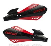 Hand Guards Circuit SX Two-Component Black Red for Moto Spare Parts Accessories