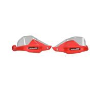 hand guards Fit For SYM ADX 300 Motorcycle Handguards Handlebar Guards Windshiel Protective(Red and tranparent)