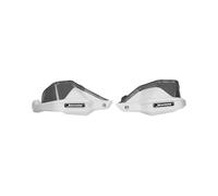 hand guards Fit For SYM Joyride Motorcycle Handguards Handlebar Guards Windshield Protective Cover Lever Protector(White and grey)