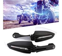 Hand Guards, Handporen Paramani Scoor 2Pcs 7/8" Hand Guards Led Turn Drl Indicator Protector Handlebar Brush Protector, Handporen For Bike Black
