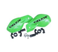 Hand Guards Motorcycle Plastic Handle Bar Brush Handguard Protector Protection Pit Bike Street Motocross ATV Quad(Green)