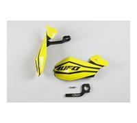 UFO Claw Handguards in RM Yellow Universal MX Enduro Hand Guards + Mounting Kit