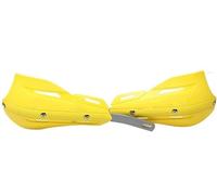 Hand Guards Wind Cold Protector Motorcycle Hand Protector Universal 22mm 28mm Hand Guards Cover Handle Mounting Kits Handguard Fit All Dirt Bikes Enduro(Yellow)