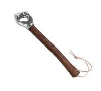 Hand Hammer,Stainless Steel Fist Shape Hammer,Multifunctional Fist Sinker with Wooden Handle,F ist Ha mmer Hand Tools Hardware Tool,Functional Tool for Construction,Gardening,Camping,Household Use