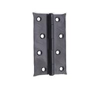 Hand Hammered Butt Door Hinges, Wrought Iron Cabinet Hinges, Rustic Box Forged Black Metal Hardware Decor, Farmhouse Antique Cupboard