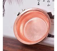 Hand-Hammered Copper Basin, Portable Pedicure Bowls, Relaxation Foot Bath, 8L Capacity, for Wedding, Face Washing, Soaking Feet