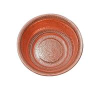 Hand-Hammered Copper Bowl - Large Capacity Basin for Foot Soak, Camping, and Outdoor Use