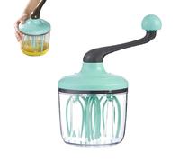 Hand Hand Mixer - Egg Beater Whisk, Kitchen Baking Tool | 1500ml Crank Mixer for Milk Foam, Batter Mixing, Cooking Accessories for Bakers,