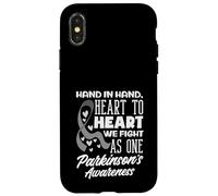 Hand Heart We Fight As One Parkinson’s Awareness Case for iPhone X/XS