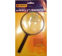 HAND HELD 90MM 3.5" MAGNIFIER MAGNIFYING GLASS