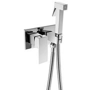 Hand Held Bidet Sprayer, Brass Bidet Faucet with Hot and Cold Water, Baby Cloth Diaper Sprayer, Portable Toilet Sprayer Kit, Bidet Attachment WFJ