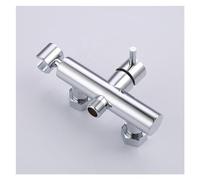 Hand held Bidet Sprayer Faucet Wall Mounted Nickel Brass Mixer with Hot and Cold Water Hose for Bathroom and Kitchen Grey (Faucet Only)