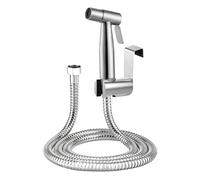 Hand Held Bidet Sprayer - Stainless Steel Sprayer Shattaf Toilet Bidet Shower Head for Bathroom Sink or Toilet - with 59-inch Hose and Bracket Holder