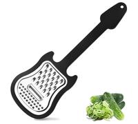 Hand Held Cheese Grater, Stainless Steel Guitar Cheese Grater Handheld with 3 Grinding Surfaces, Multi-Functional Hand Cheese Grater for Vegetables, Fruits and Cheese