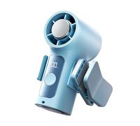 Hand Held Cooling Fan,USB Rechargeable Small Ventilador | with LED Display and Removable Clip 360-Degree Rotation Portable Cooling Fan,for Stroller Cruise Vacation Sports Concert