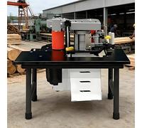 Hand Held Edge Bander for Woodworking, Curve and Straight Edge Banding Machine, Double-Sided Gluing, Adjustable Speed