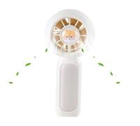 Hand Held Fan Rechargeable | Personal Desk Fan Small Handheld,USB Rechargeable, High Speed Powerful Cooling, Long Battery Travel Accessories for Home, Office, Beach