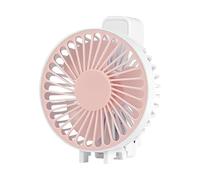 Hand-held Fan Set - Pink Matte, USB Rechargeable Portable Device, Small Personal Cooling Tool, Quiet Brushless Motor Desktop Accessory | Lightweight Powerful Speed Control For Summer Travel