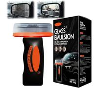 Hand-Held Glass Emulsion Cleaner - Oil Film Remover for Car, Windows, Mirrors, and Glass Surfaces, Car Window Cleaner - Portable, Easy-to-Use 100g (1, black)