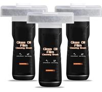 Hand-Held Glass Emulsion Cleaner,Oil Film Remover for Car,Windows,Mirrors,And Glass Surfaces,Car Window Cleaner,Cars Glasses Oil Film Cleaning Brush,Cars Glass Cleaner,Portable,Easy-to-Use (3PC)