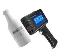 Hand-held inkjet printer,Portable Inkjet Printer,Printing height 2-12.7mm, waterproof and drop-proof with HD LED Touch Screen for QR-Code Barcode UPC Production Date Logo Batch Number