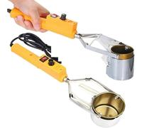 Hand-held Lead Melting Pot, Portable Melting Furnace for Casting Tin, Electrical Soldering, and Wax Applications