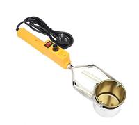 Hand-held Lead Melting Pot, Portable Melting Furnace Soldering Crucible, Electric Solder Furnace with Adjustable Temperature 150-450℃, for Fishing Weight Molds, Metal Pendants, DIY Crafts(1500G)