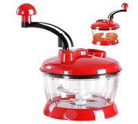 Hand Held Manual Food Chopper, Twine Vegetable Chopper - Large Capacity Salad Chopper | Garlic And Onion Chopper, Portable And Efficient Kitchen Tool For Quick Preparation Of Food