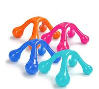 Hand Held Massage Tool, 4Pack, Trigger Point Massager for Back/Neck/Head/Arms/Legs/Feet/Waist/HIPS & Jaw from Clenching, Portable Health Reflexology Arch Body Massager for Traveling Home Relaxation