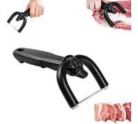 Hand-Held Meat Fat Trimming Tool,Portable Kitchen Fat-Trimmer Cutter，1PCS | Anti-Slip Curved Handle & Stainless Steel Blade for Beef, Pork, Brisket, Bacon, Kitchen Prep and BBQ Trimming