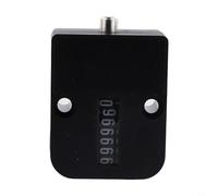 Hand Held Mechanical Shot Counter with 7 Digit Capacity for Mold Tracking Featuring Auto Data Retention and Extended Counting Range (Square)