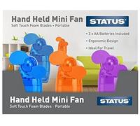 Status Hand Held Fan Assorted Colours, none