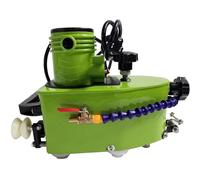 Hand-held Polishing Machine 800W with 2 Polishing Wheels for Edge Grinding of Ceramic and Crystal Products, Compact Design 28x15x24cm