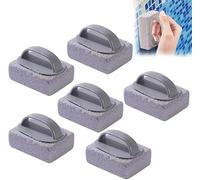 Hand-Held Pools Pumice Stone, Pumice Stone for Pool, Pool Cleaning Block with Handle (6pcs)