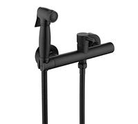 Hand-Held Portable Bidet, Brass Handheld Bidet Sprayer with 59 inch Hose for Toilet Hot and Cold Water Multicolor(Black)