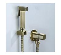 Hand-Held Portable Bidet, Bronze Brass Handheld Bidet and Diaper Sprayer for Toilet Wall Mounted 59 inch Hose(A)