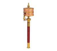 Hand Held Prayer Wheel Brass Tibetan Prayer Wheel, For Praying, Blessing, Meditation, Healing, Relaxing